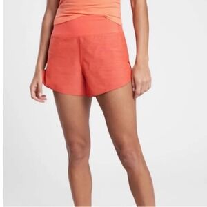 NEW Athleta 1X Run With It Textured 3.5" Shorts Sporty Gym Hike Trail Summer‎